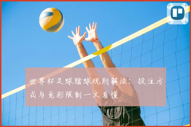 世界杯足球赌球规则解读：投注方式与竞彩限制一文看懂